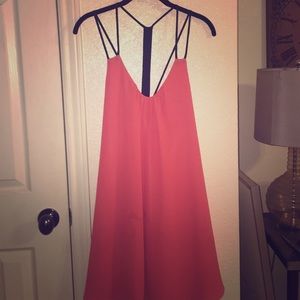 Spaghetti strap racerback dress