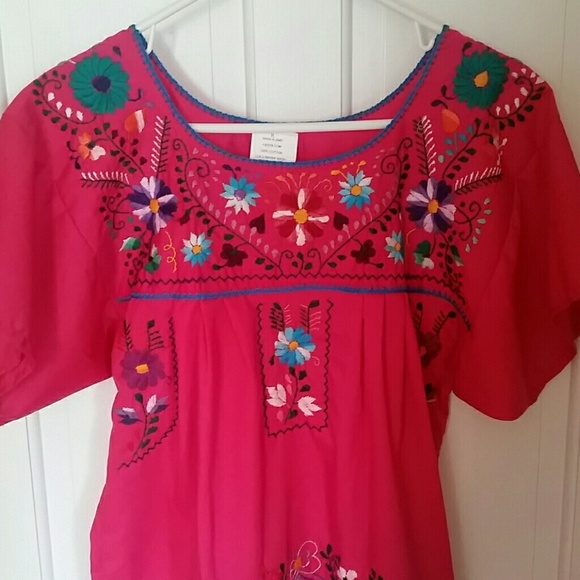 Brand New Mexican Embroidered Sundress