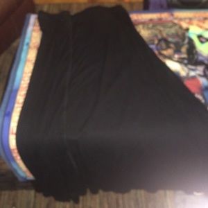 Black maxi skirt