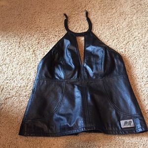 Harley Davidson leather halter