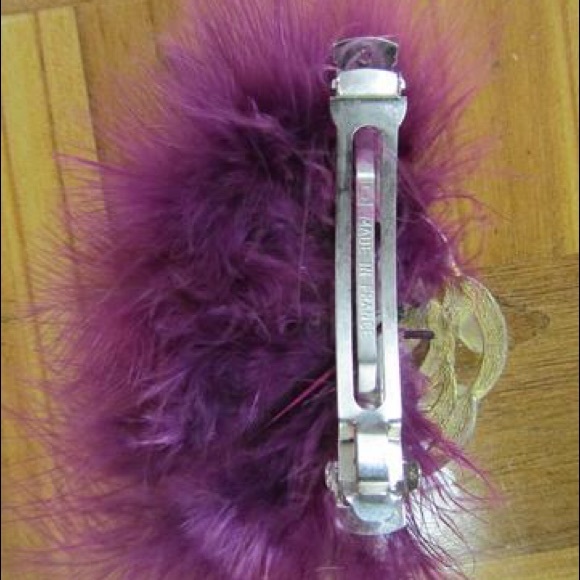 Feather Hair Glitzy Barrette - Picture 3 of 4