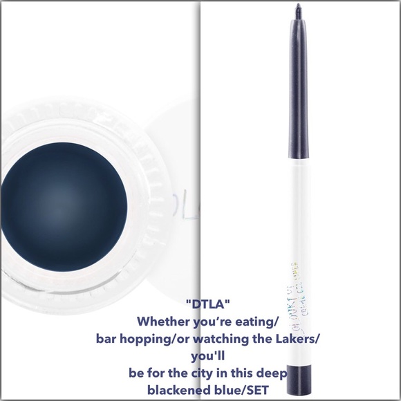 💞NIP/COLOURPOP's DTLA/CRÉME Gel/Liner/DRK NAVYBLU - Picture 3 of 4