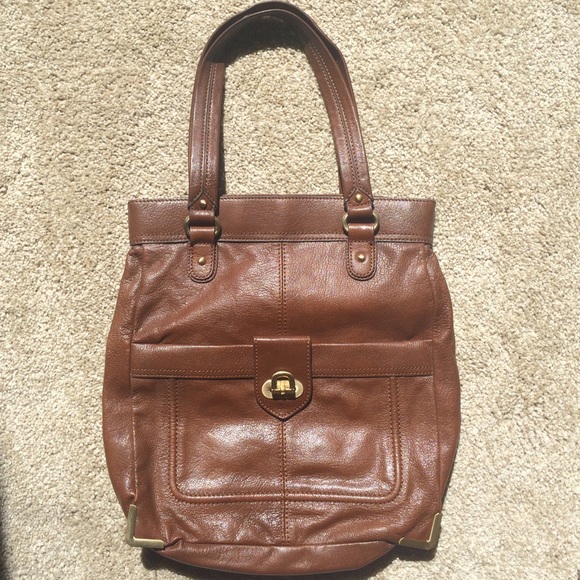 Brown leather Hype purse - Picture 2 of 4