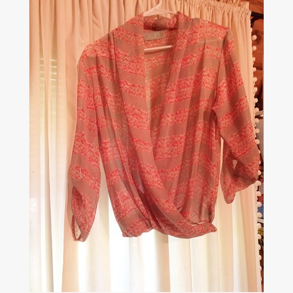 Sheer open front top