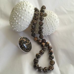 Leopard Skin Jasper necklace