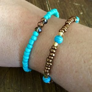 Stacked bangle bracelets!!!