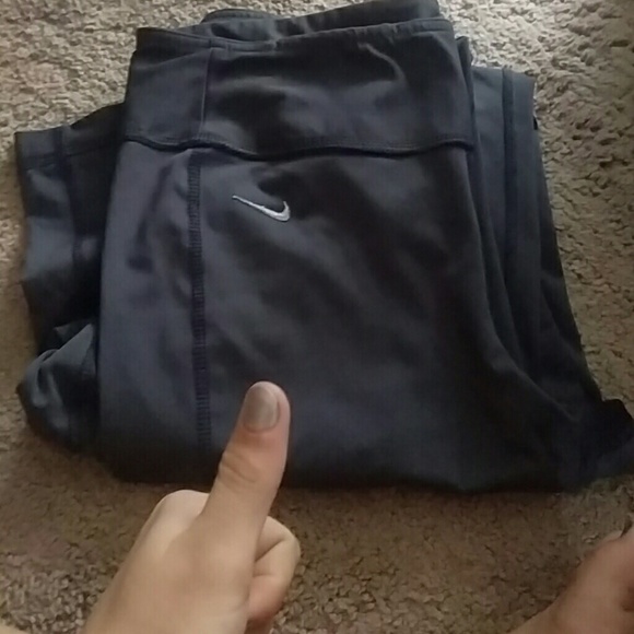 Grey Nike yoga pants