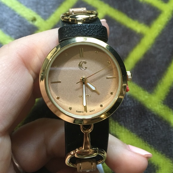 Charming Charlie Black and Tan watch