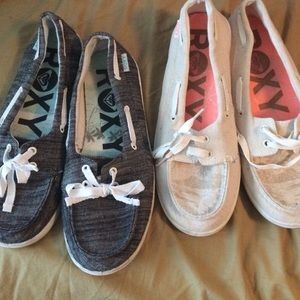 Roxy slip on shoes size 8