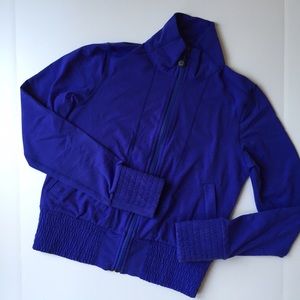 Lululemon Athletica purple bomber jacket