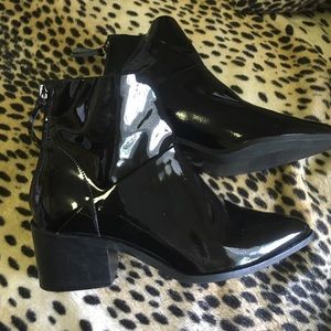 TopShop Patent Leather Boots