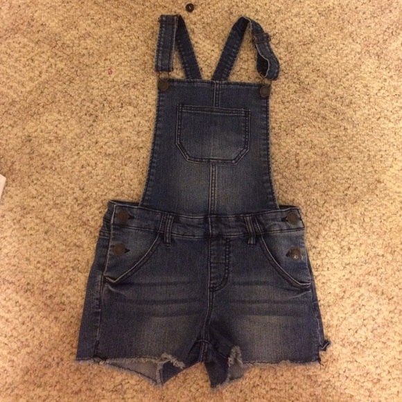 Navy blue overalls