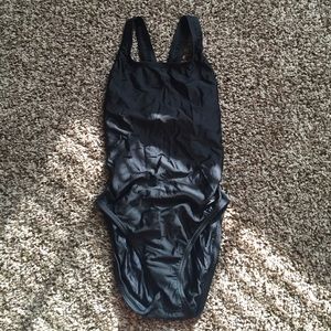 Brand new black speedo one piece size 6/32