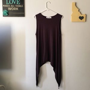 Dark grey (long sided, short front and back) shirt