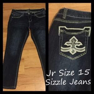 Sizzle Jeans, dark wash skinny jeans