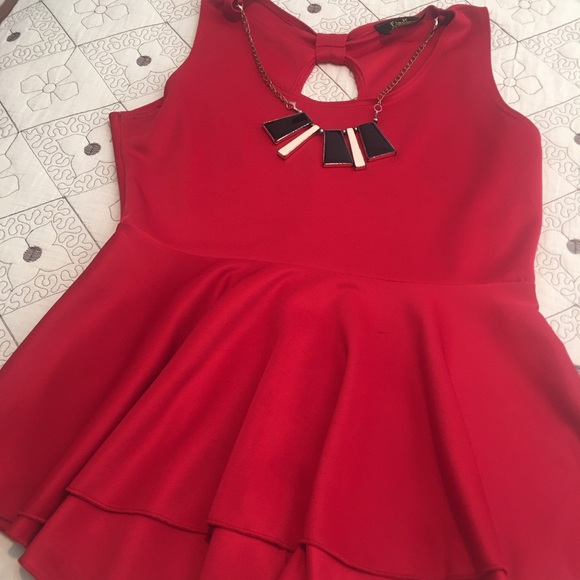 Peplum Dressy Top
