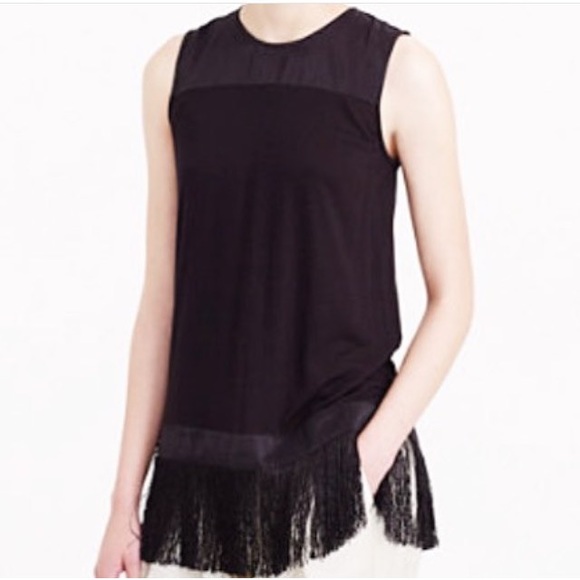EUC Jcrew size Medium fringe tank
