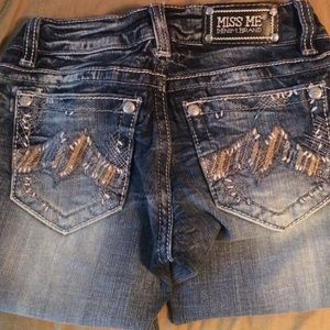 Miss me boot cut jeans size 25