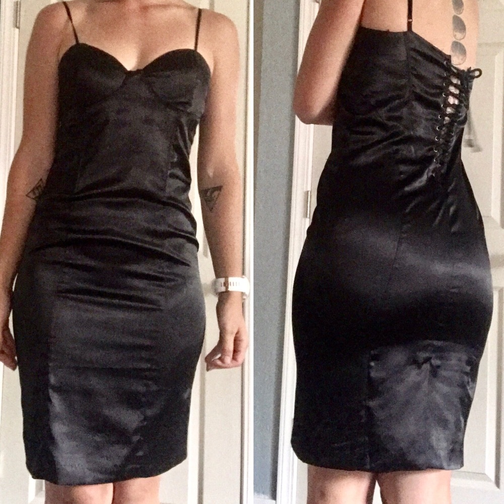 Silk Corset Dress