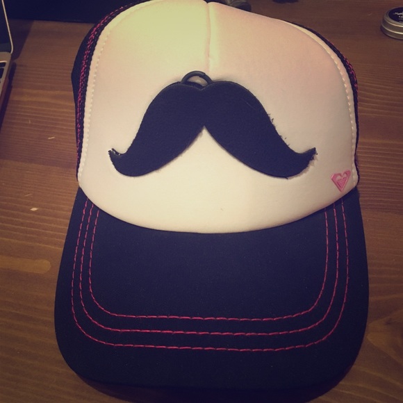mustache hat