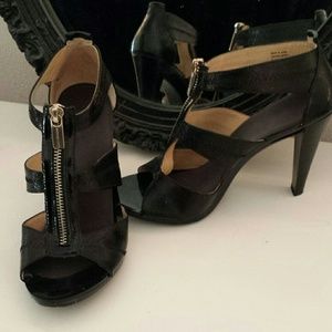 Michael Kors Zipper Strap Heels
