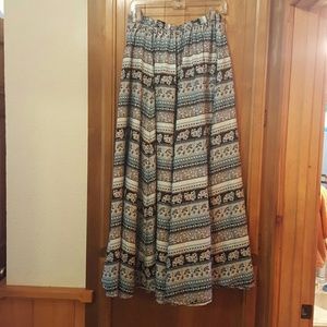 Beautiful long skirt.