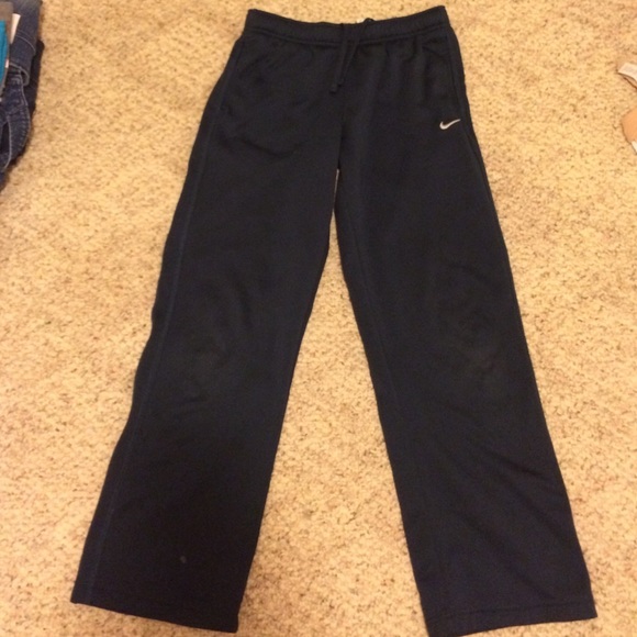 Navy blue nike sweatpants