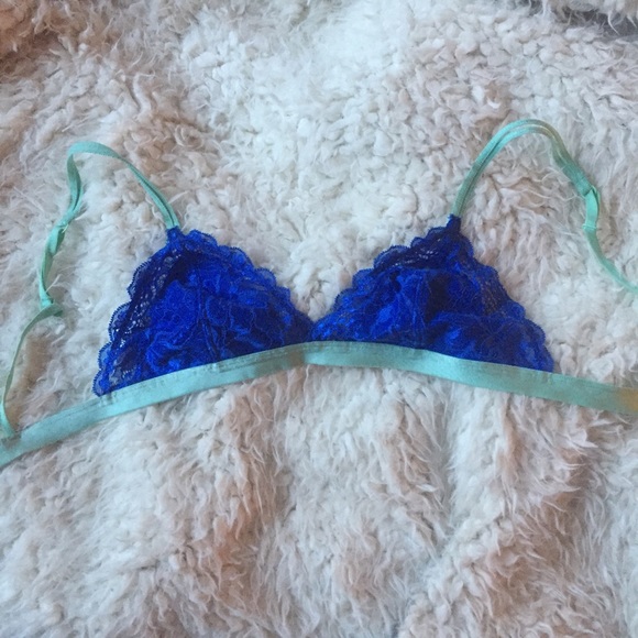 Blue Victoria's Secret Bralette