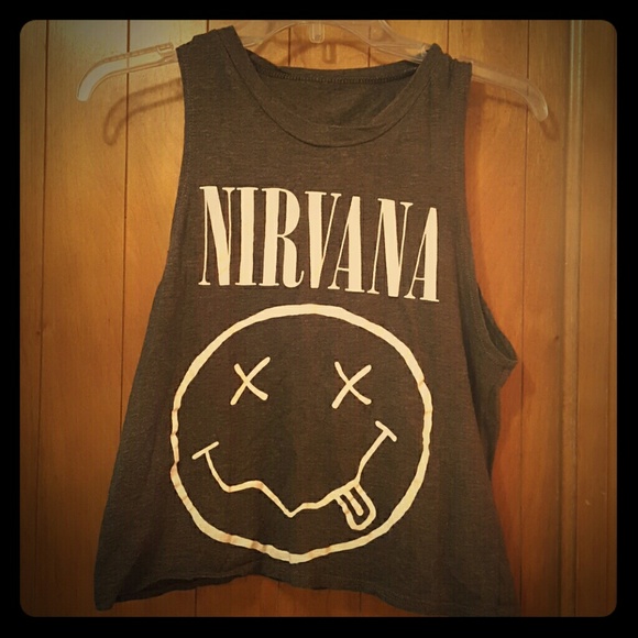 Nirvana crop top.