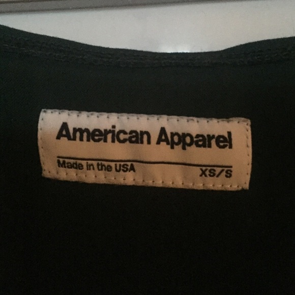 American Apparel Dresses & Skirts - American Apparel Babydoll Dress Forest Green