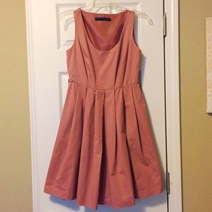 Zara Basic pleated dress