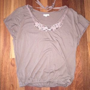 Brown American Eagle Top