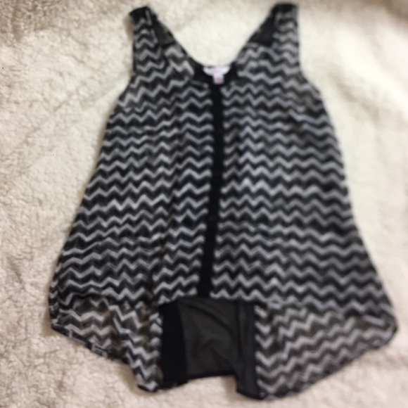 size: small sheer blouse