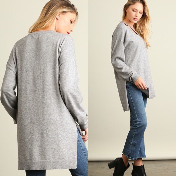 LAST One SMALL-Hi-Low Sweater Top - Picture 3 of 3