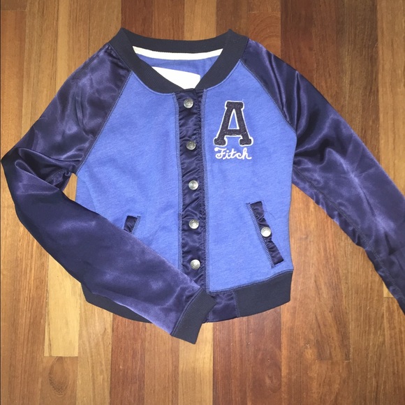 💙 VINTAGE Abercrombie & Fitch Varsity Jacket 💙