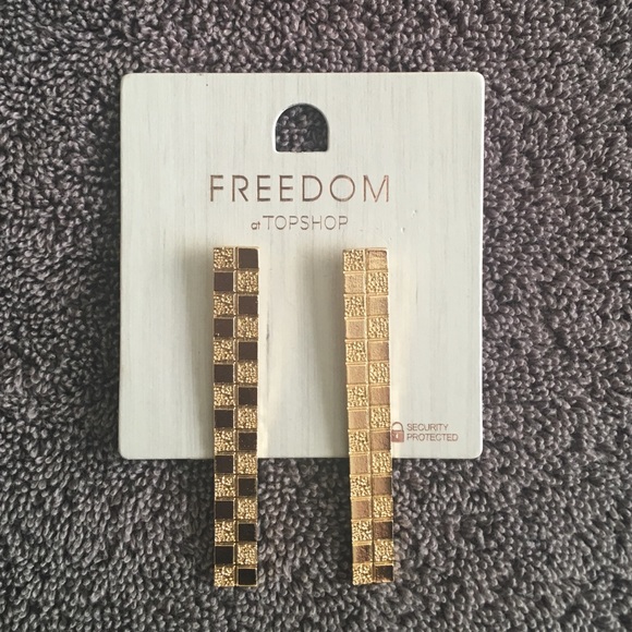 Topshop gold earrings