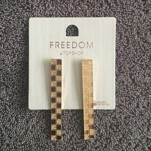 Topshop gold earrings