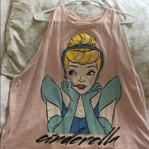 Cinderella graphic tank top