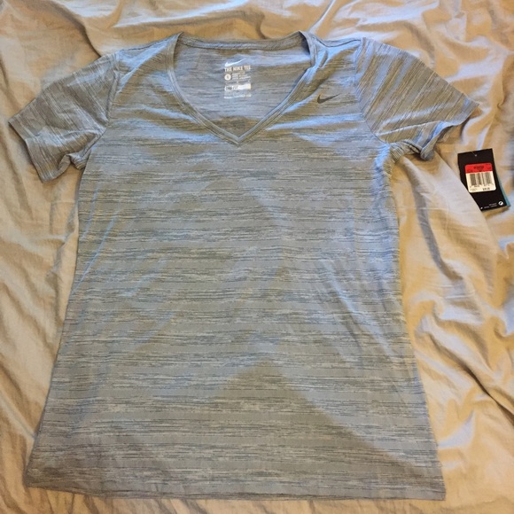 Nike Tops - Nike V neck dri-fit tee.  Sz L. NWT