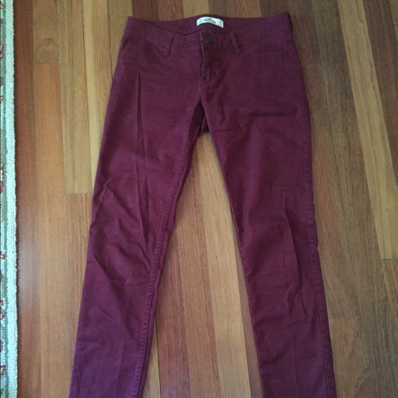 Maroon Hollister Pants