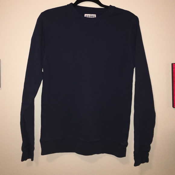 Old Navy men's navy blue crew sweatshirt!!