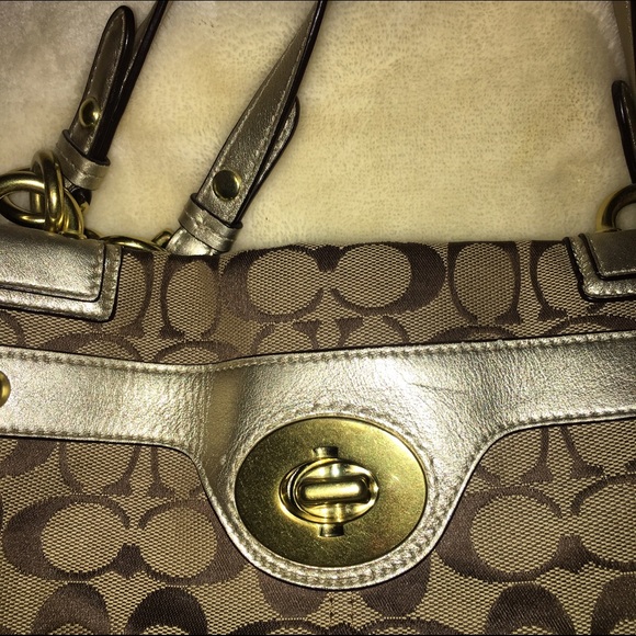 Coach Signature Collection Handbag - Picture 3 of 4