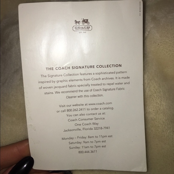 Coach Signature Collection Handbag - Picture 4 of 4