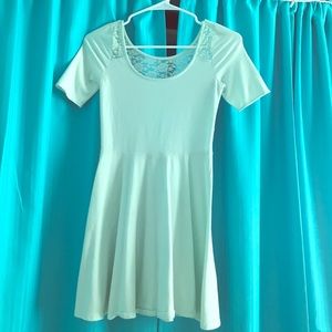 Abercrombie Lace-Back Skater Dress