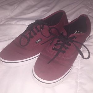 NWOT Maroon Vans