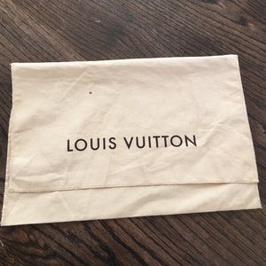 Louis Vuitton clutch or small purse dust bag