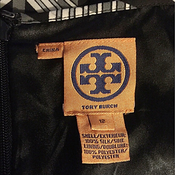 🚫SOLD🚫Tory Burch Silk Geometric Print Dress - Picture 4 of 4