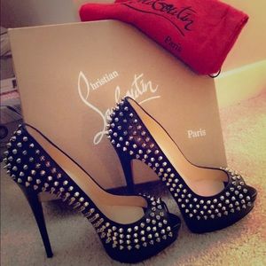 Christian Louboutin Lady Peep Spikes Christian Louboutin Lady Peep Spikes
