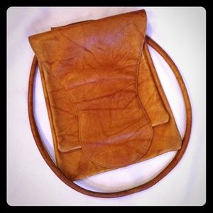 Vintage Leather Saddlebag