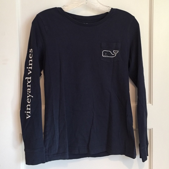 Vineyard Vines Women's Navy Longsleeve Tee